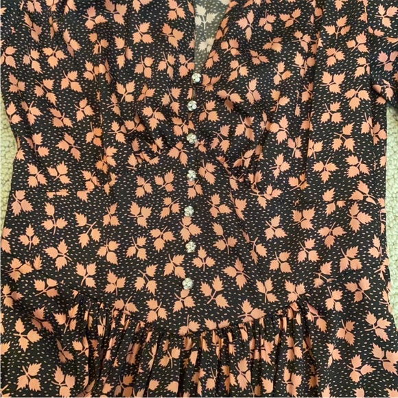 Sandro midi tea dress size 34 - Picture 4 of 4